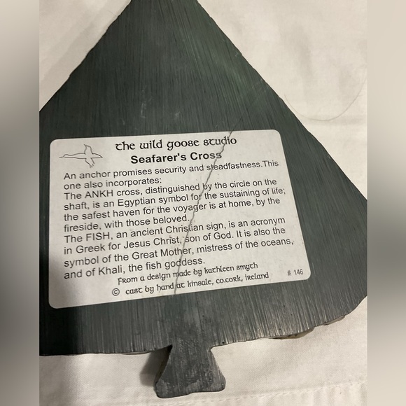 Seafarer’s Cross anchor design wall plaque
*See details below - Picture 14 of 14